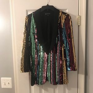 Rainbow Sequence Blazer
